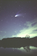 Comet Hale-Bopp over Lake Murray