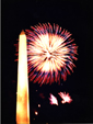 Fireworks at the Washington Monument