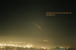 Shuttle Launch viewed from Columbia, SC