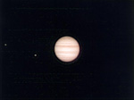 Jupiter w/ Ganymede and Europa