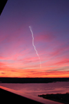 TacSat-2 launch viewed from Alexandria, VA